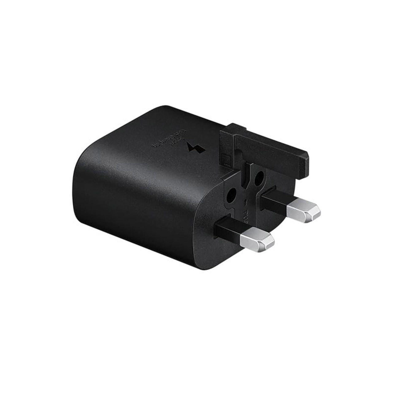 شارژر دیواری سه پین PD و فست تک پورت Samsung Type-C مدل TA800 25W - مشکی