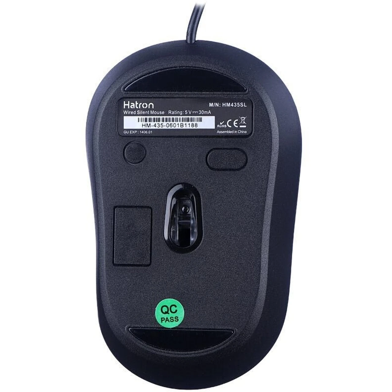 ماوس باسیم Hatron مدل HM435SL - مشکی