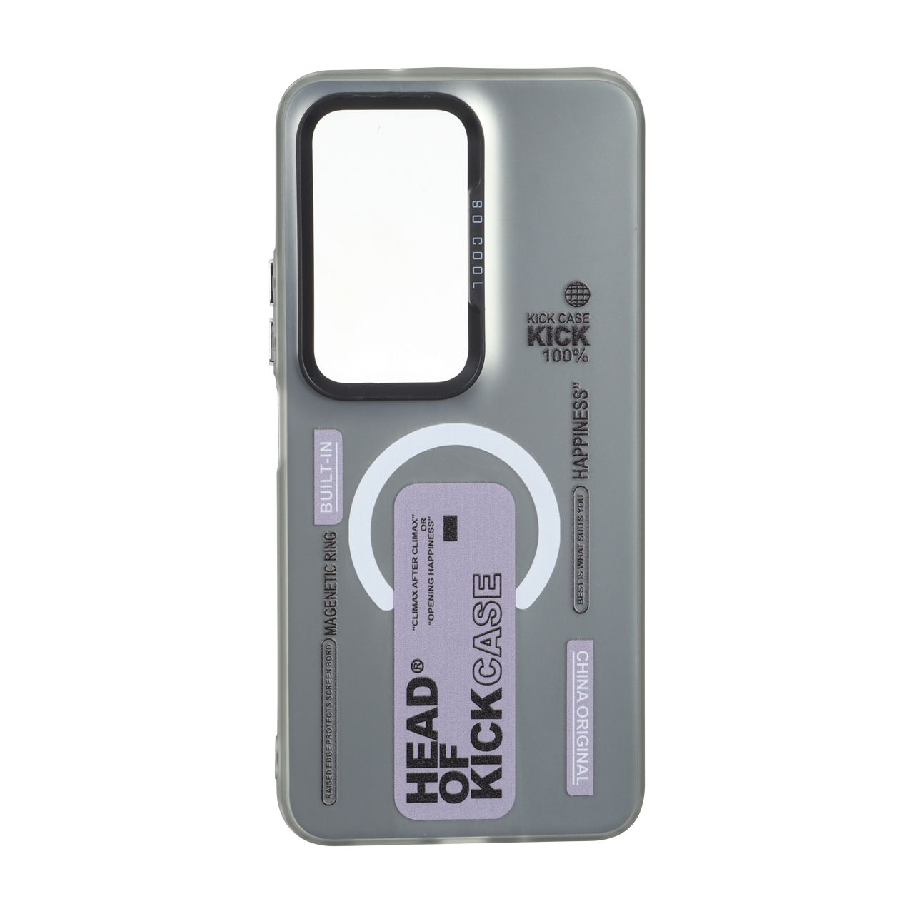 قاب SO COOL طرح مگ سیف Kick Case مدل Xiaomi Redmi 15 4G - مشکی