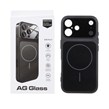 قاب اورجینال AG Glass محافظ لنز برجسته براق Magsafe مدل Apple iPhone 17 - مشکی
