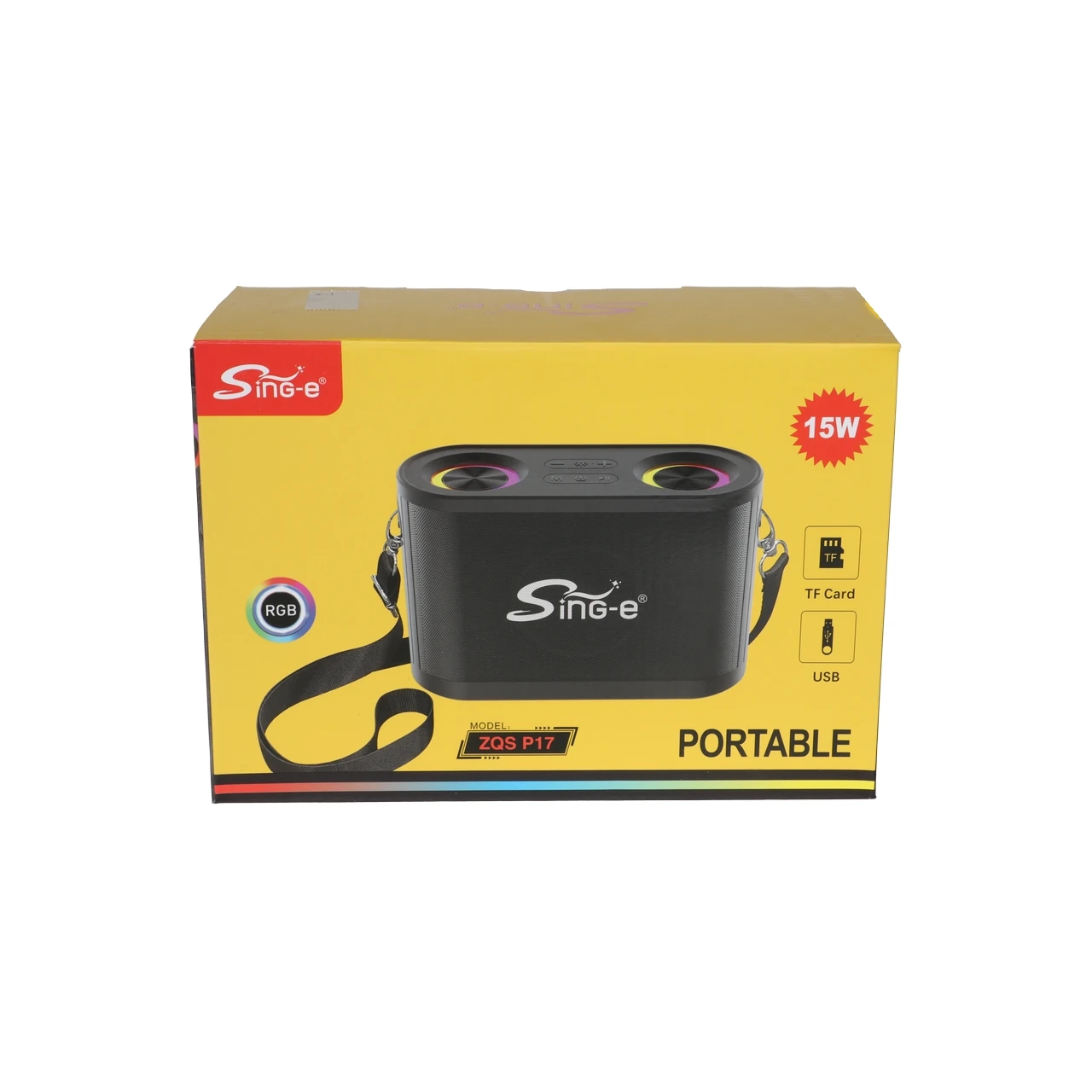 اسپیکر بی سیم Sing-e مدل ZQS P17 15w - مشکی