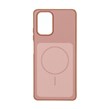 قاب مات مستطیلی طرح مگ سیف دور لنز برجسته Xiaomi Redmi Note 10 4G / Redmi Note 10S / Poco M5S - هلویی