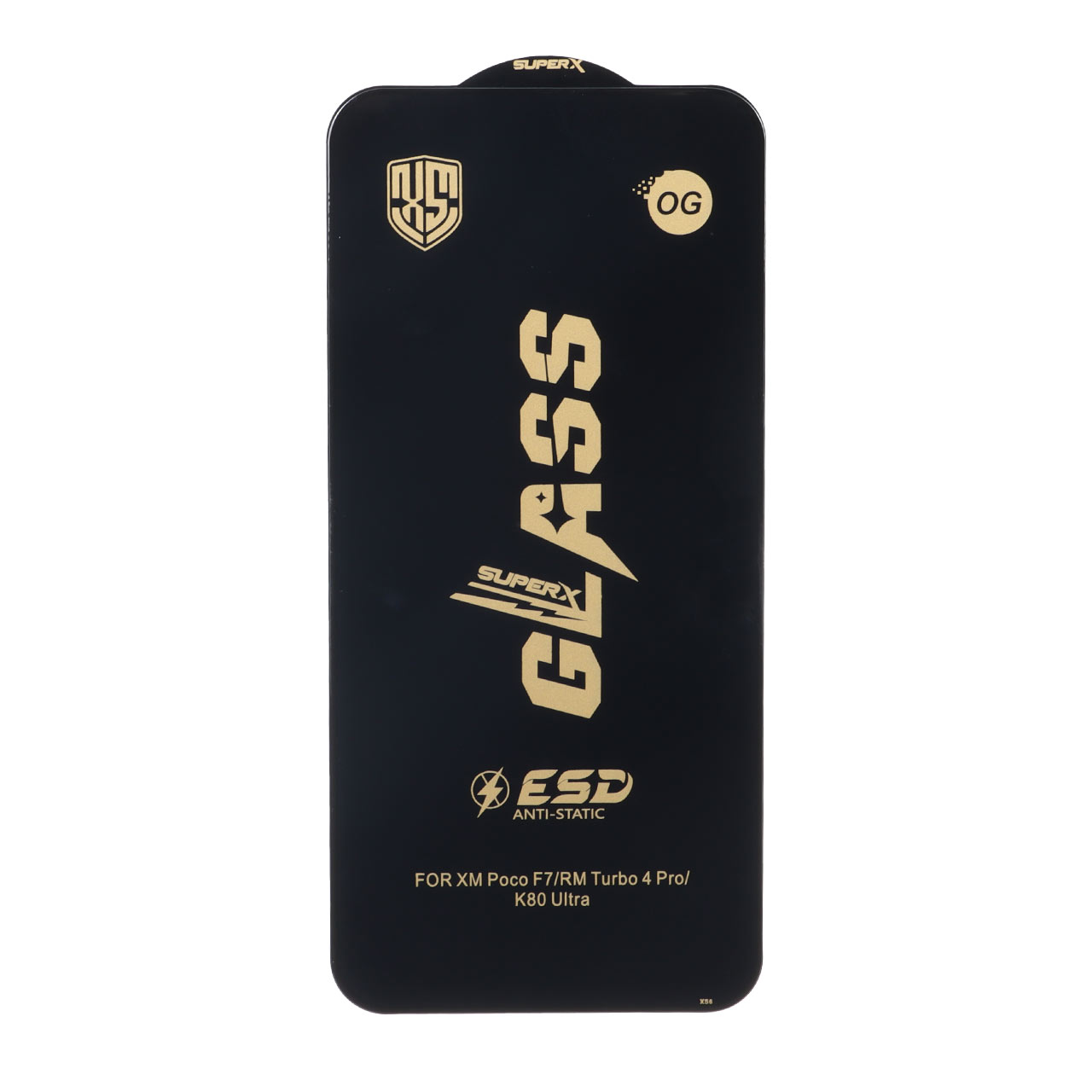 محافظ صفحه نمایش شیشه ای درجه یک Full Cover Super X OG - ESD OVOG مدل Xiaomi Redmi Note 15 Pro 5G / Mi 15T / Mi 15T Pro / Poco F7