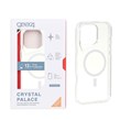 قاب اورجینال Gear4 Crystal palace شفاف White MagSafe مدل Apple iPhone 15 Pro Max (پک دار)