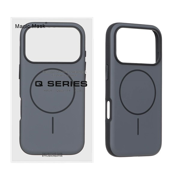 قاب Defender Shield پشت سخت Magsafe مدل Apple iPhone 17 Pro - مشکی (پک دار)