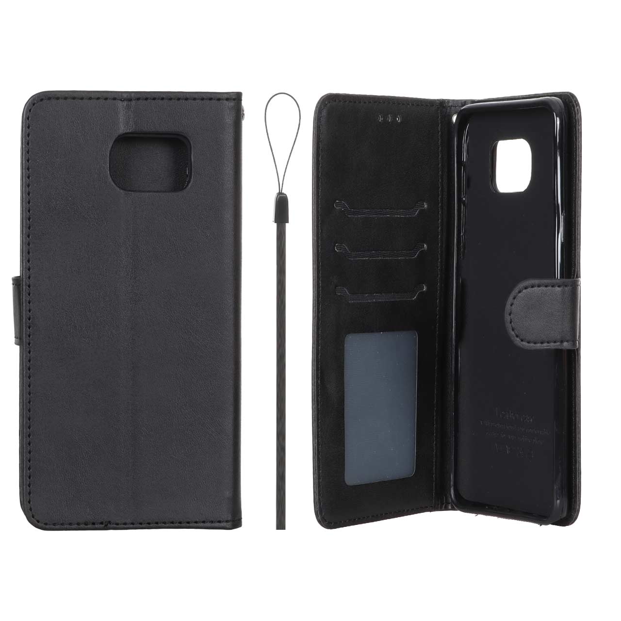 کیف موبایل مگنتی درجه یک داخل خز MNC Plus مدل Samsung Galaxy Note5 - مشکی