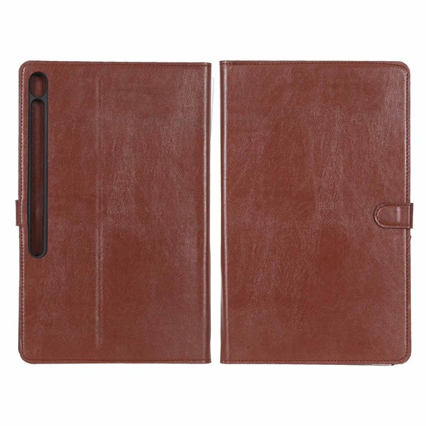 کیف تبلت ساده Samsung Galaxy Tab S10 FE Plus 13.1 / X620 / X626B - قهوه ای