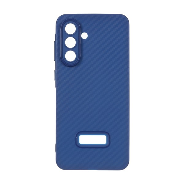 قاب ژله ای هاشور محافظ لنزدار Samsung Galaxy A56 / A36 - سرمه ای