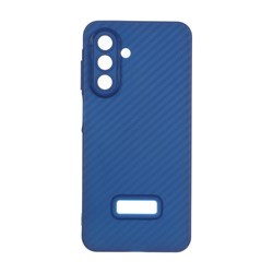 قاب ژله ای هاشور محافظ لنزدار Samsung Galaxy A17 / A26 - سرمه ای