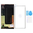 محافظ صفحه نمایش شیشه ای خم فول چسب Full Cover Anti Static AKAM درجه یک Samsung Galaxy S22 Ultra (پک دار)