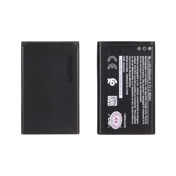 باتری موبایل Nokia مدل BL-L5G با ظرفیت 800mAh - اصلی (گارانتی 6 ماهه آرنا)