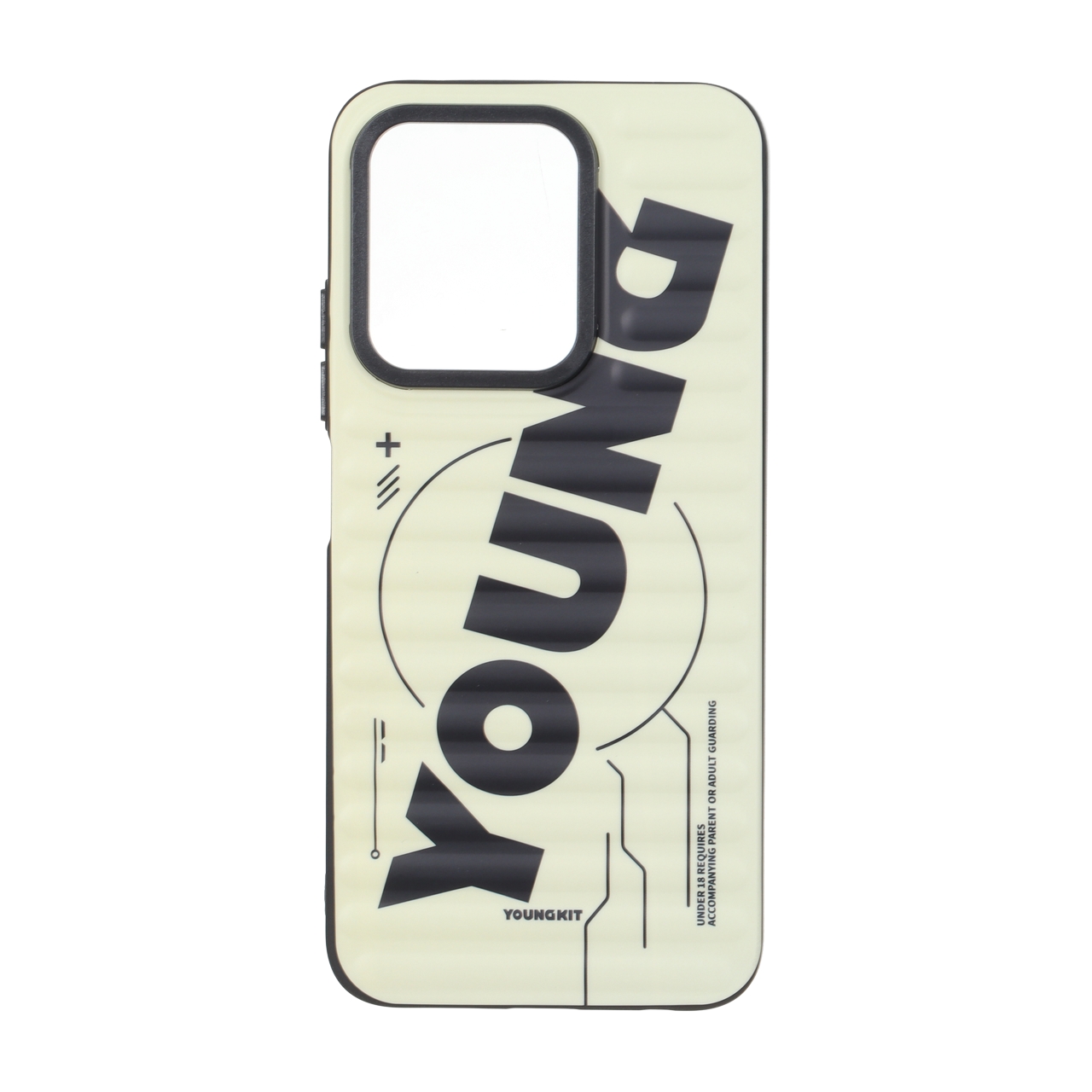 قاب Youngkit مورب Xiaomi Redmi 15C / Poco C85 - لیمویی