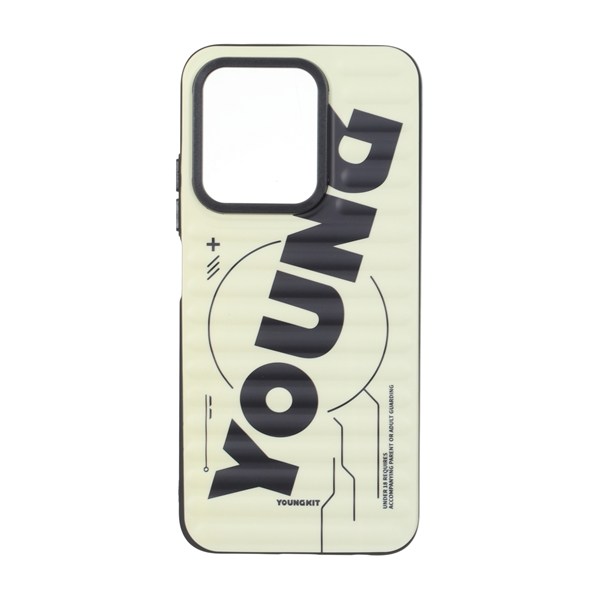 قاب Youngkit مورب Xiaomi Redmi 15C / Poco C85 - لیمویی