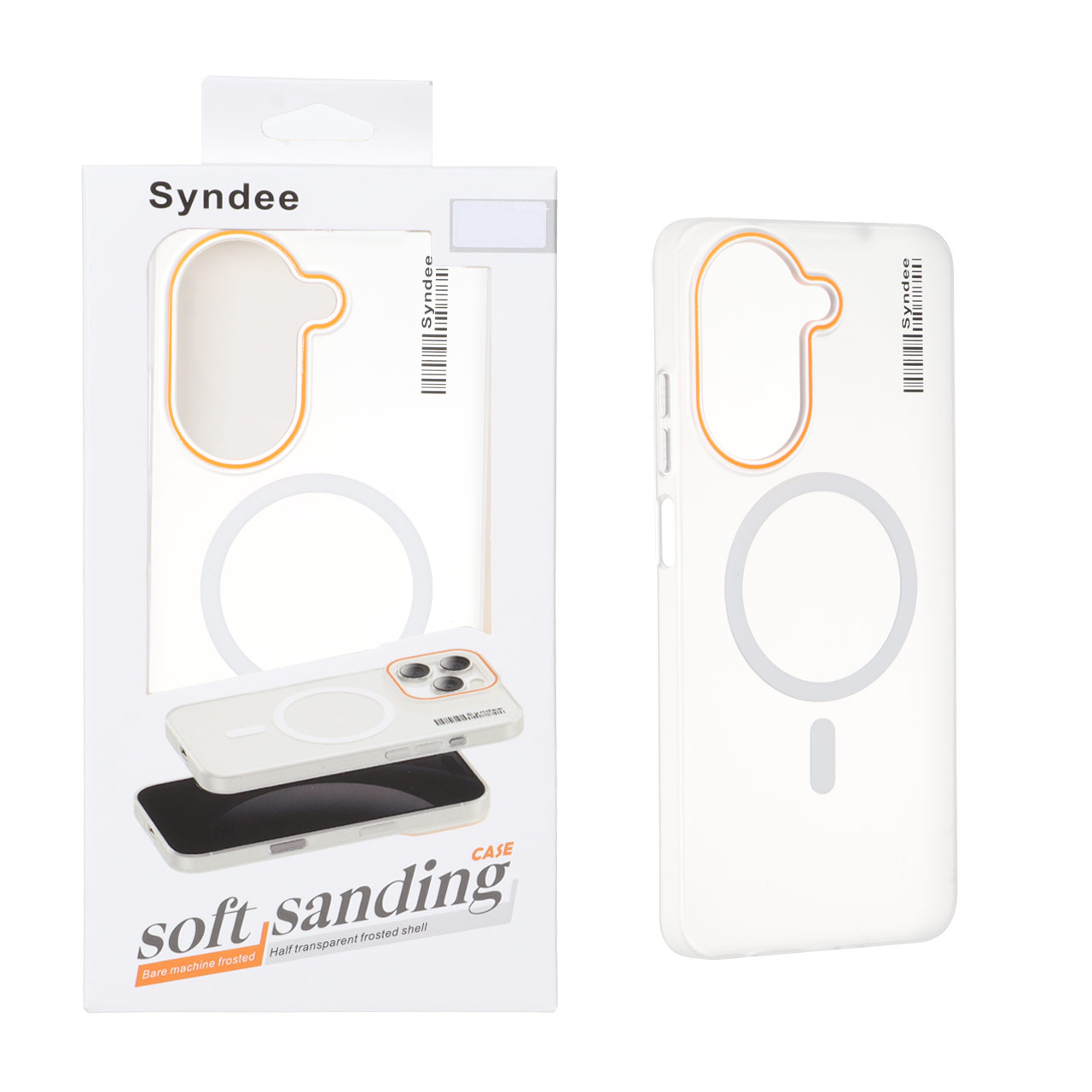 قاب اورجینال Syndee مات Magsafe مدل Xiaomi Redmi A5 / Poco C71 - سفید (پک دار)