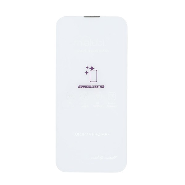محافظ صفحه نمایش شیشه ای Mietubl 3D Large Arc مدل Apple iPhone 14 pro max بدون حاشیه - NTC