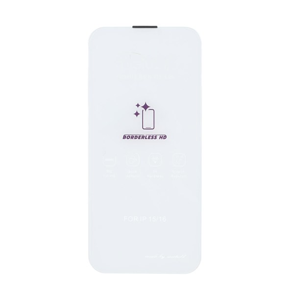محافظ صفحه نمایش شیشه ای Mietubl 3D Large Arc مدل Apple iPhone 16 بدون حاشیه - NTC