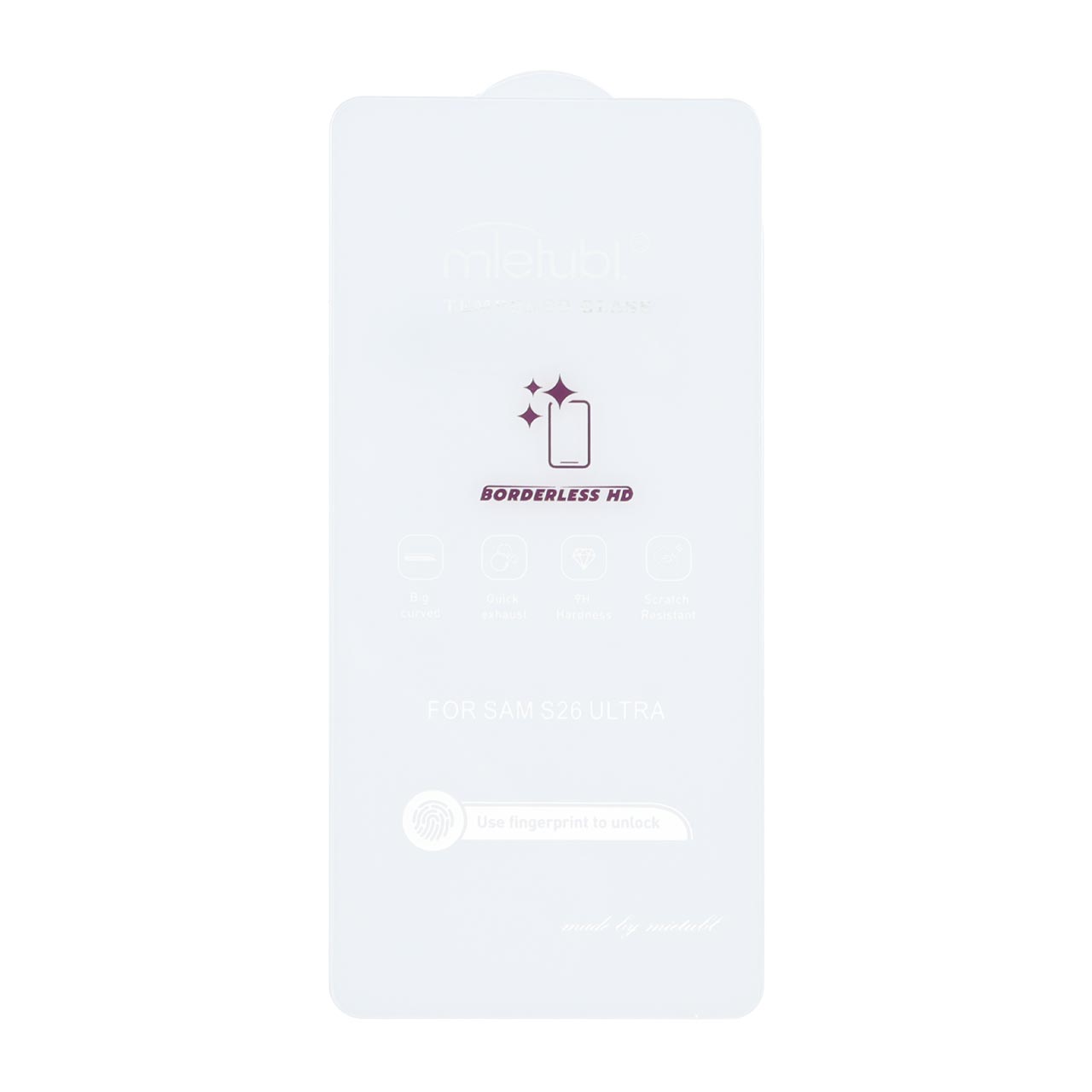 محافظ صفحه نمایش شیشه ای Mietubl 3D Large Arc مدل Samsung Galaxy S26 Ultra بدون حاشیه - NTC