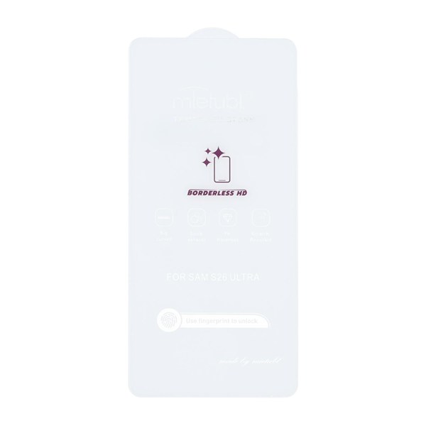 محافظ صفحه نمایش شیشه ای Mietubl 3D Large Arc مدل Samsung Galaxy S26 Ultra بدون حاشیه - NTC