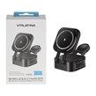 شارژر وایرلس سه کاره VIPLATINA مدل VD12 - مشکی (گارانتی 18 ماه تعویض نیکان همراه)