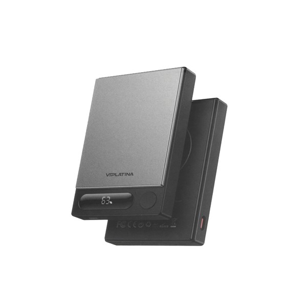 پاوربانک وایرلس و فست شارژ VIPLATINA 10000mAh مدل VP23 15W - مشکی (گارانتی 18 ماه تعویض نیکان همراه)