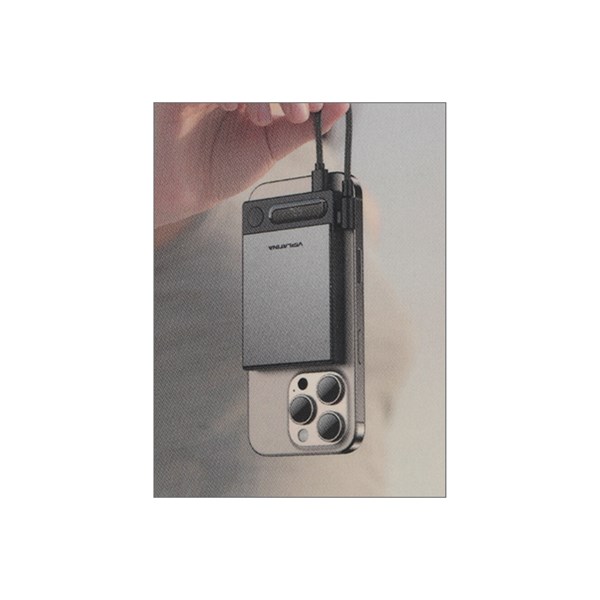 پاوربانک وایرلس و فست شارژ VIPLATINA 10000mAh مدل VP23 15W - مشکی (گارانتی 18 ماه تعویض نیکان همراه)