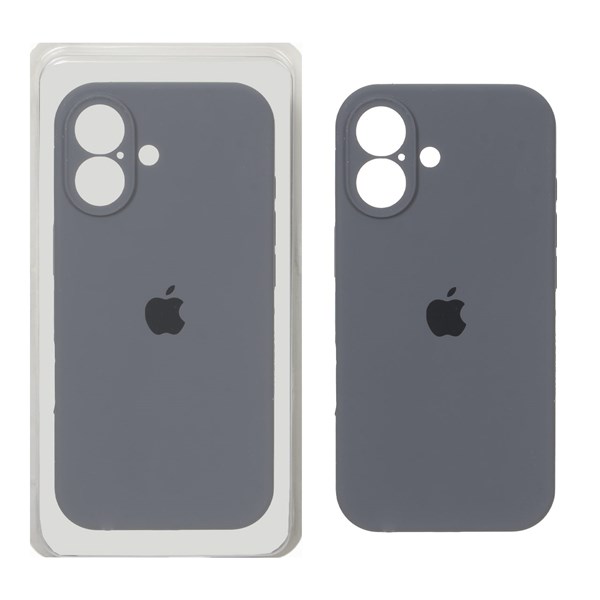 قاب سیلیکونی پاک کنی محافظ لنزدار اورجینال Apple iPhone 17 - خاکستری کد 2 (پک دار) - NTC