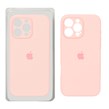 قاب سیلیکونی پاک کنی محافظ لنزدار اورجینال Apple iPhone 16 Pro Max - گلبهی (پک دار) - NTC