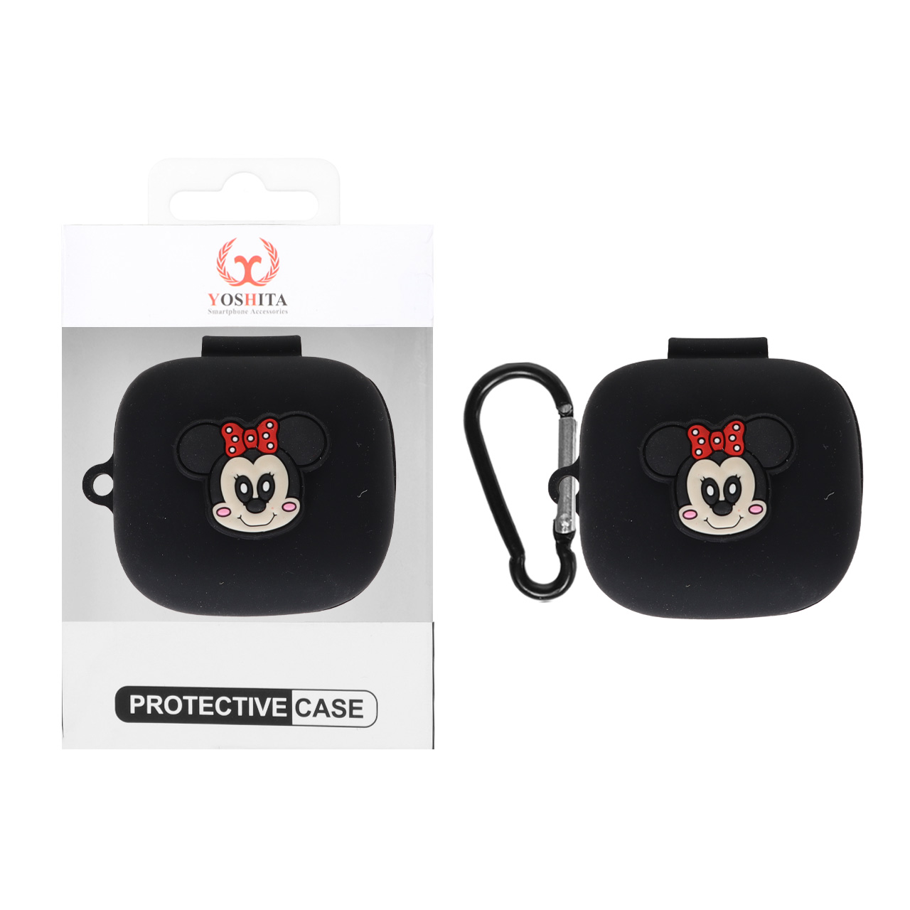 کاور ایرفون سیلیکونی Yoshita عروسک برجسته QCY T13 ANC - طرح 3149 (پک دار)