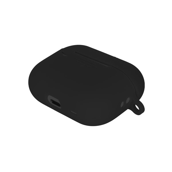 کاور ایرپاد سیلیکونی پاک کنی نازک Apple Airpods Pro 2 - مشکی (پک دار)