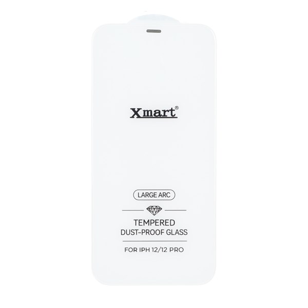 محافظ صفحه نمایش شیشه ای بدون حاشیه توری دار Xmart 3D Large Arc مدل Apple iPhone 12 / iPhone 12 Pro