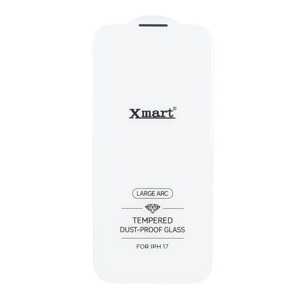 محافظ صفحه نمایش شیشه ای بدون حاشیه توری دار Xmart 3D Large Arc مدل Apple iPhone 17