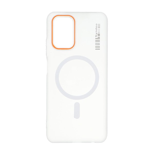 قاب Syndee پشت سخت مات MagSafe مدل Xiaomi Redmi Note 10 4G / Redmi Note 10S / Poco M5S - سفید