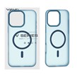 قاب اورجینال VAWI سیلیکونی پاستیلی MagSafe مدل Apple iPhone 16 Pro Max - آبی (پک دار)