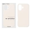 قاب Decation سیلیکونی پاستیلی Apple iPhone 17 - کرم (پک دار)