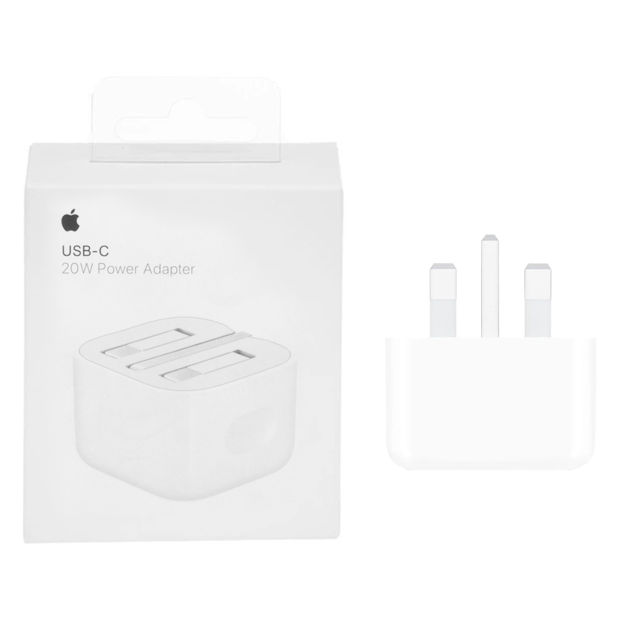 شارژر دیواری آیفون USB-C مدل A2344 20W - سفید (OPENBOX)