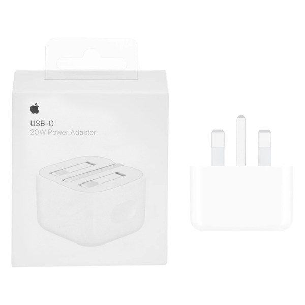 شارژر دیواری آیفون USB-C مدل A2344 20W - سفید (OPENBOX)