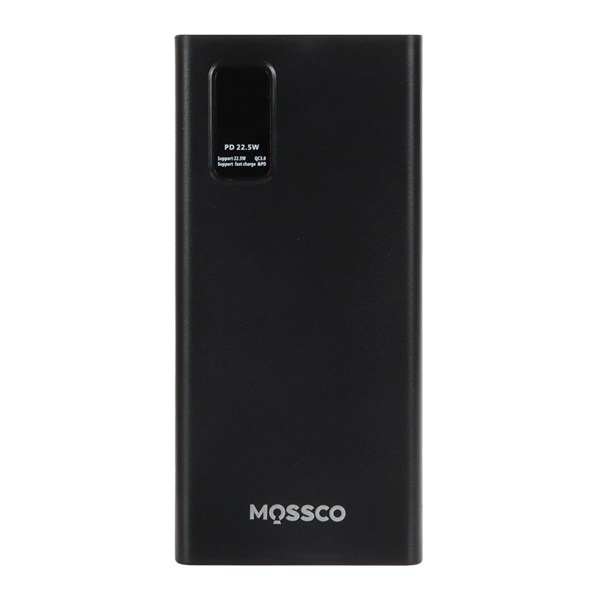 پاوربانک (PD و فست شارژ) Mossco 10000mAh مدل K100 22.5W - مشکی