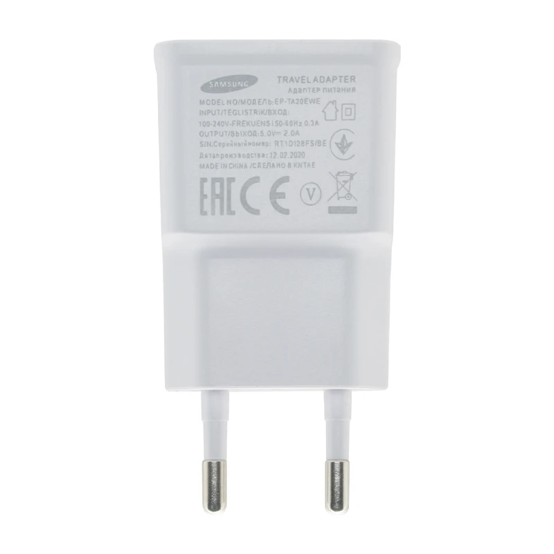 شارژر دیواری تک پورت Samsung مدل EP-TA200 - سفید