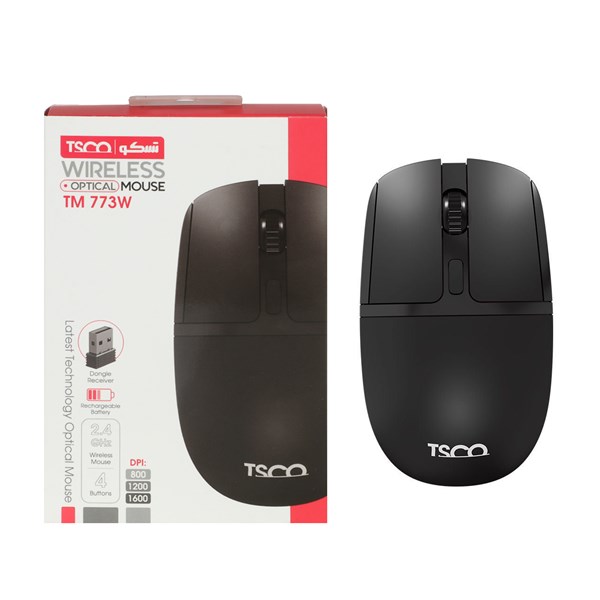 ماوس بی سیم TSCO مدل TM 773W - مشکی