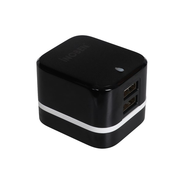 شارژر دیواری فست دو پورت iNOBEN مدل iCHARGE W34 - مشکی