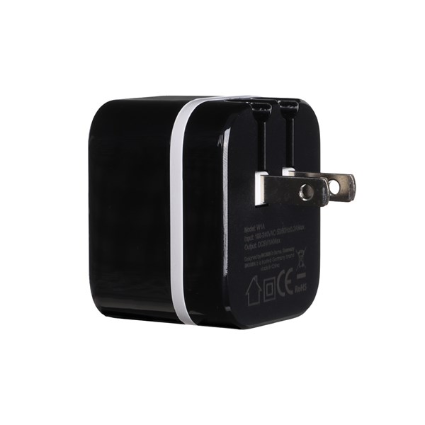 شارژر دیواری فست دو پورت iNOBEN مدل iCHARGE W34 - مشکی