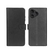 کیف چرمی موبایل مگنتی محافظ لنزدار KRF مدل Realme C53 / C51 / Note 50 - مشکی
