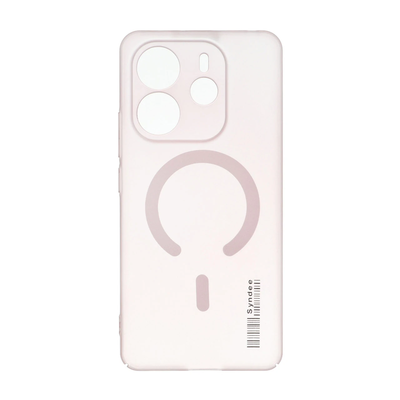 قاب Syndee مات طرح مگ سیف Xiaomi Redmi Note 14 4G - صورتی چرک