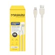 کابل شارژ 1.1 متری فست آیفون Masaru مدل M303i - سفید - SMO