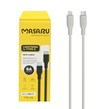 کابل شارژ 1.1 متری فست Masaru Type-C to Lightning مدل M311i - سفید - SMO