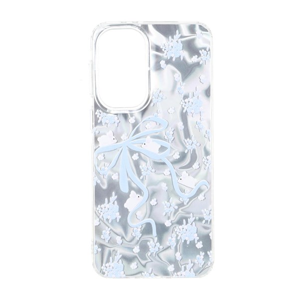قاب Silver Cloud دور ژله ای طرح دار Samsung Galaxy A37 - کد 283