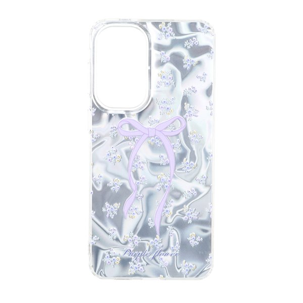 قاب Silver Cloud دور ژله ای طرح دار Samsung Galaxy A57 - کد 297