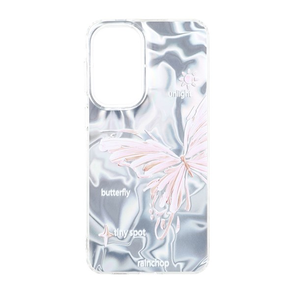 قاب Silver Cloud دور ژله ای طرح دار Samsung Galaxy A57 - کد 300