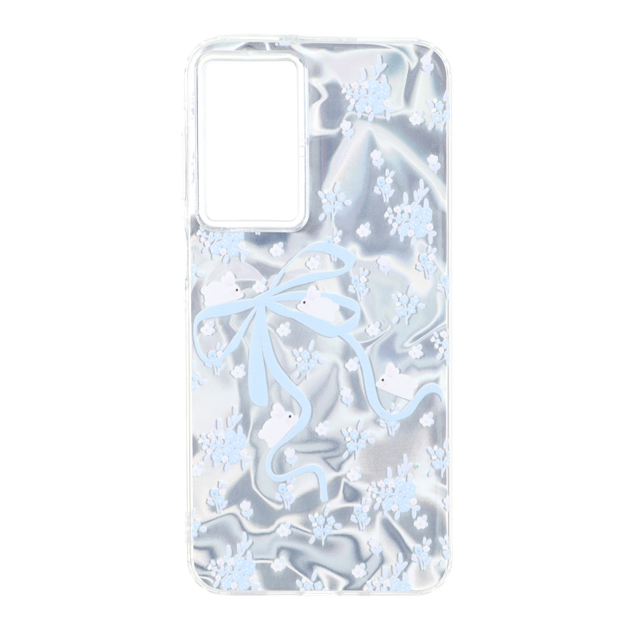 قاب Silver Cloud دور ژله ای طرح دار Samsung Galaxy A17 / A26 - کد 306