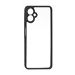 قاب پشت سخت شفاف محافظ لنزدار دور رنگی Samsung Galaxy A06 - مشکی